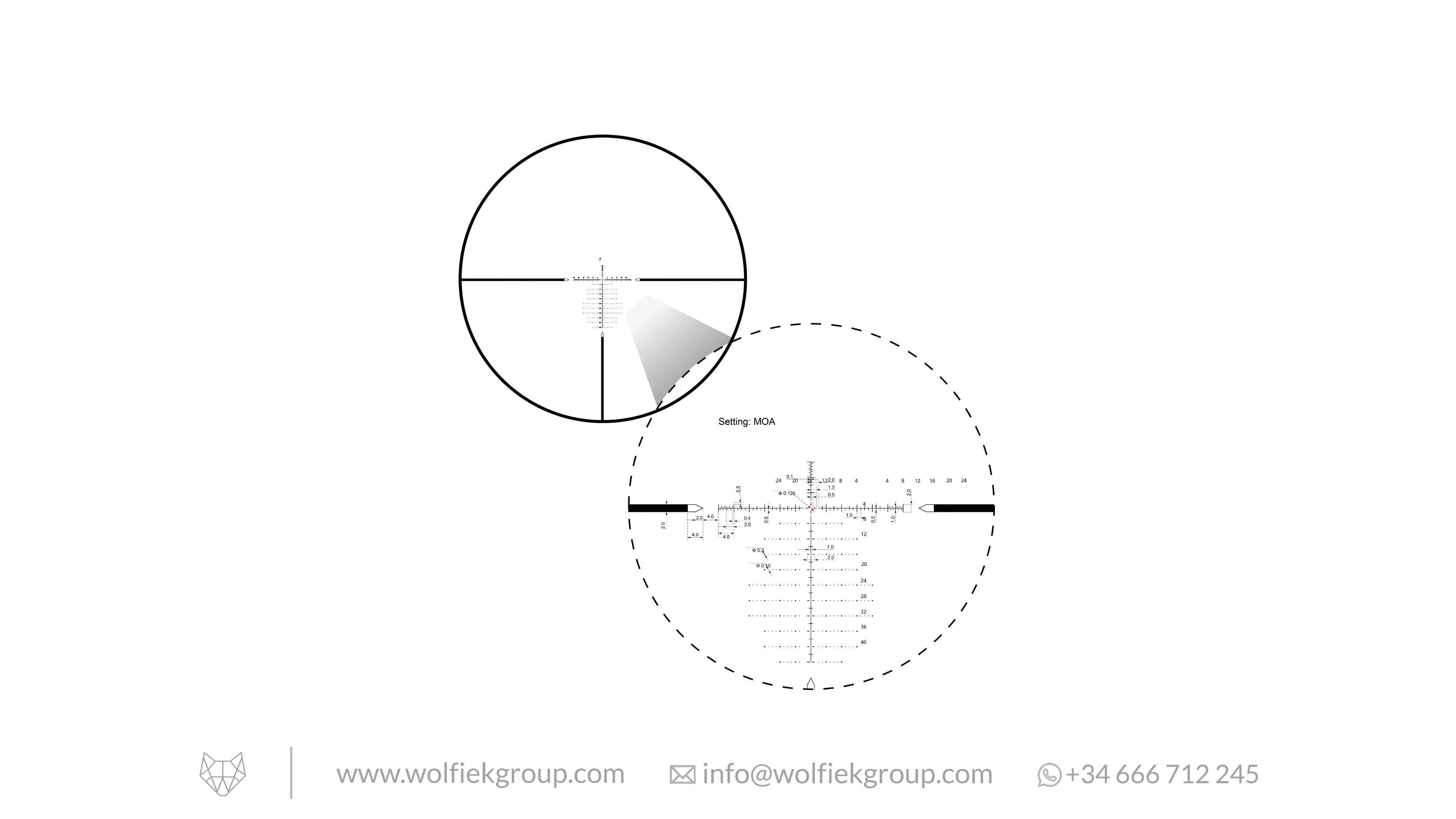 Vector Optics Taurus Riflescope · 6-24x50 HD MOA