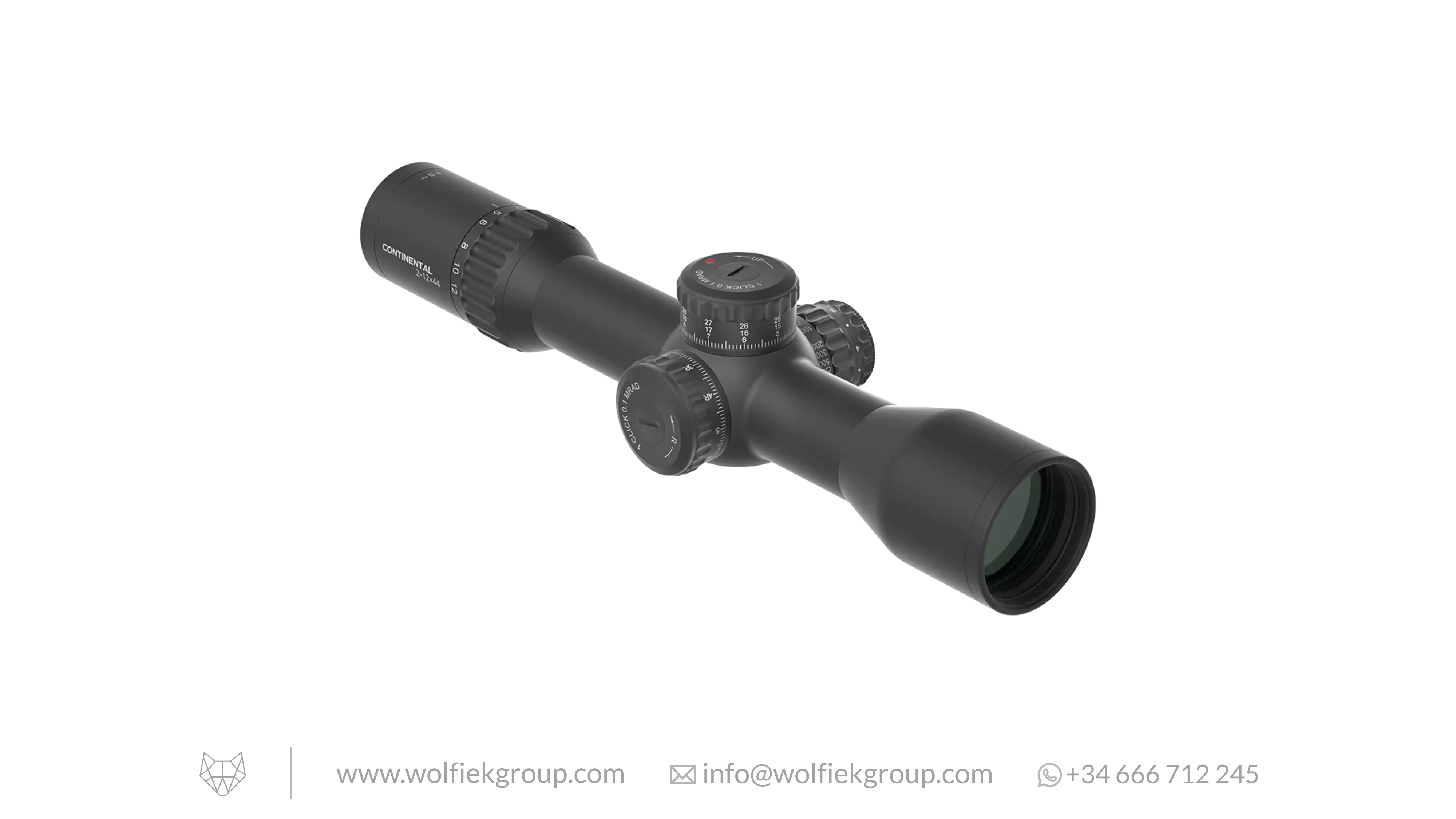 Vector Optics Continental Riflescope · x6 2-12x44 CTR MPVO