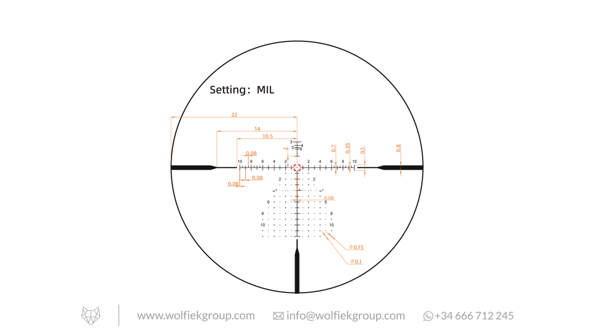 Vector Optics Continental Riflescope · x6 2-12x44 RAR MPVO