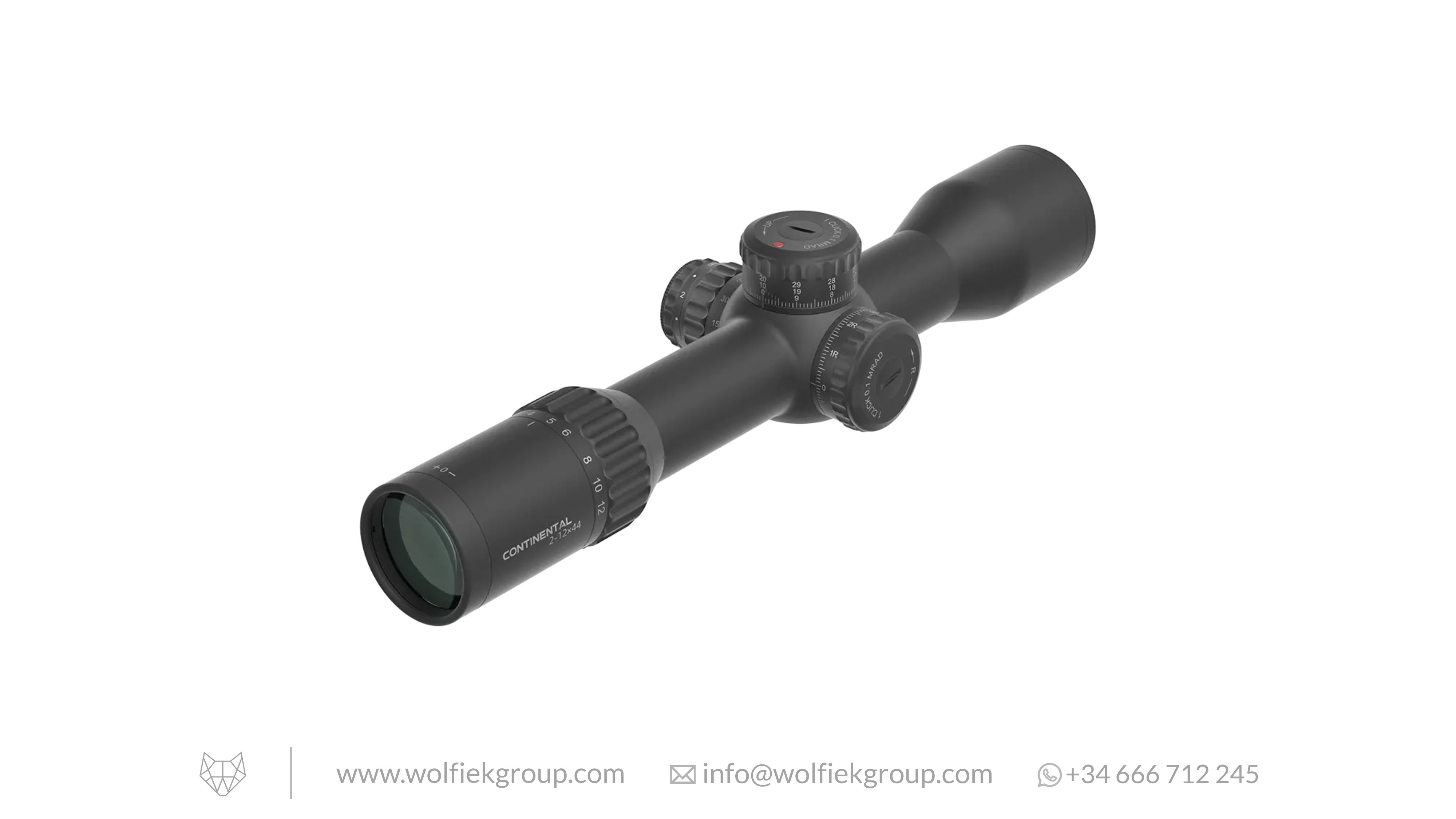 Vector Optics Continental Riflescope · x6 2-12x44 RAR MPVO
