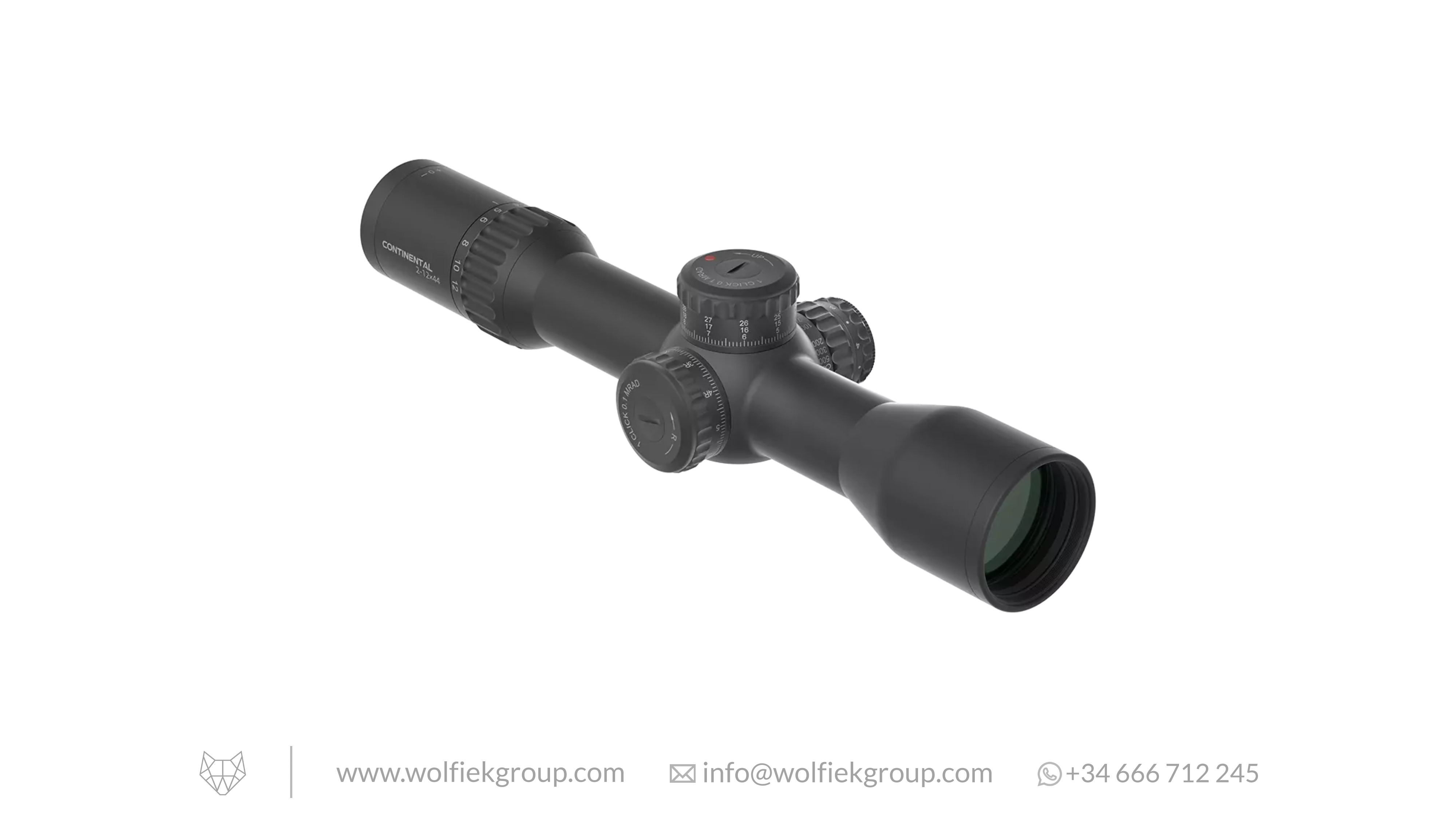 Vector Optics Continental Riflescope · x6 2-12x44 RAR MPVO