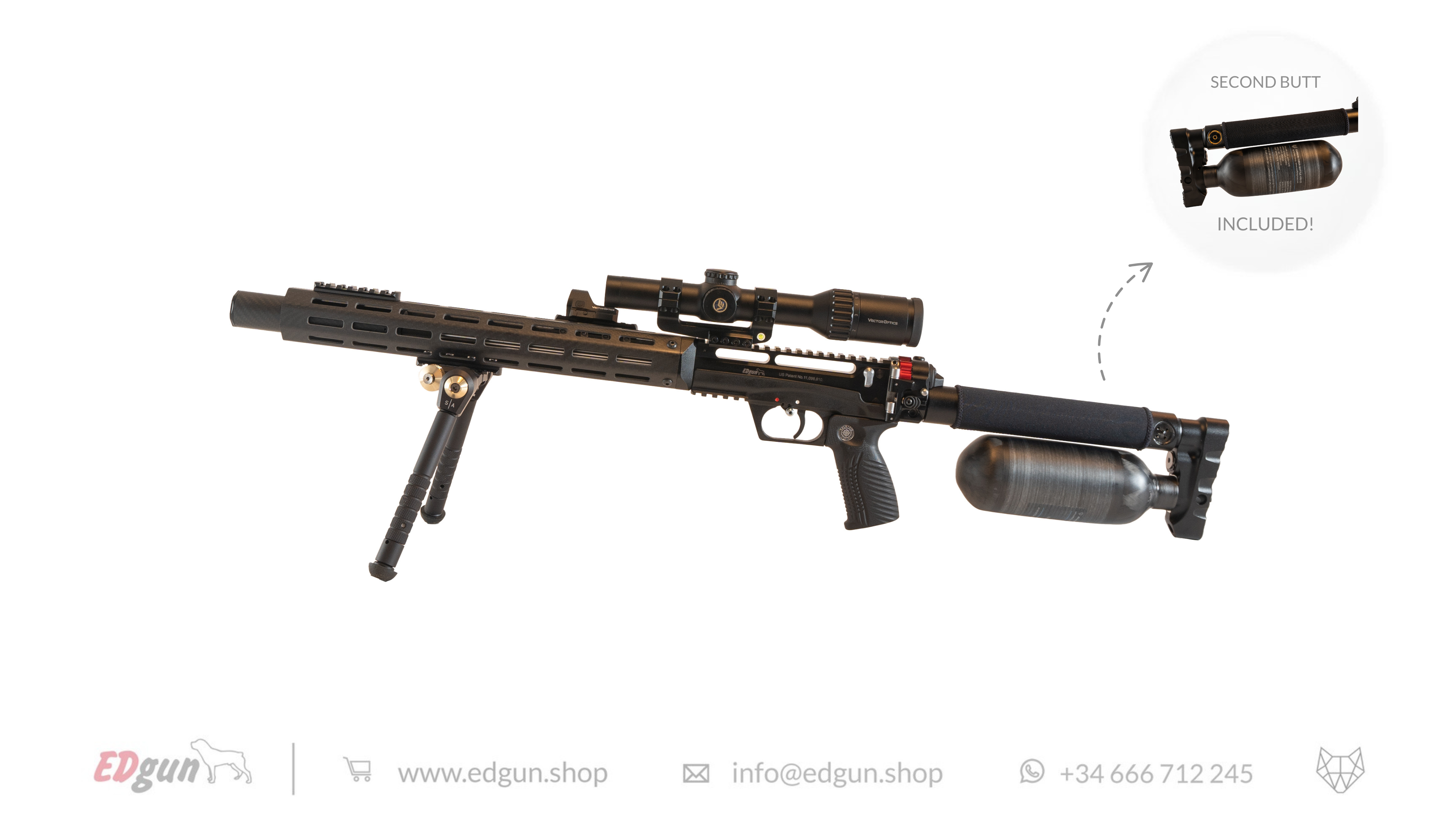 Leshiy 2 Predator Air Rifle - Cal. 25