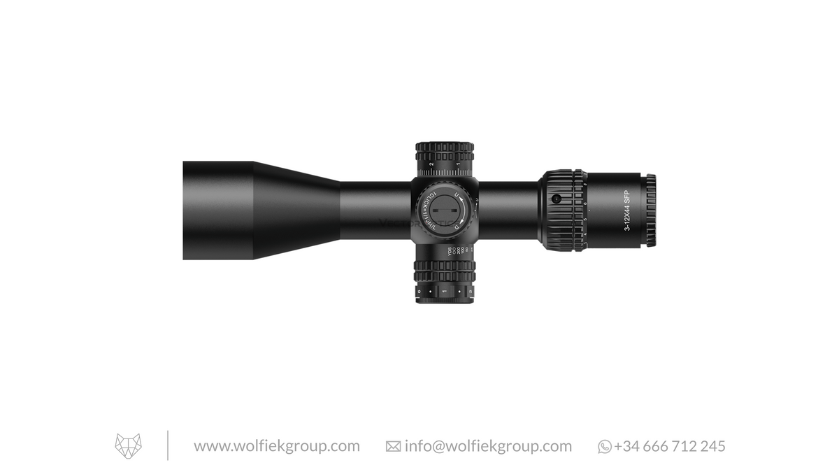 Vector Optics Veyron Compact Riflescope · 3-12x44IR SFP