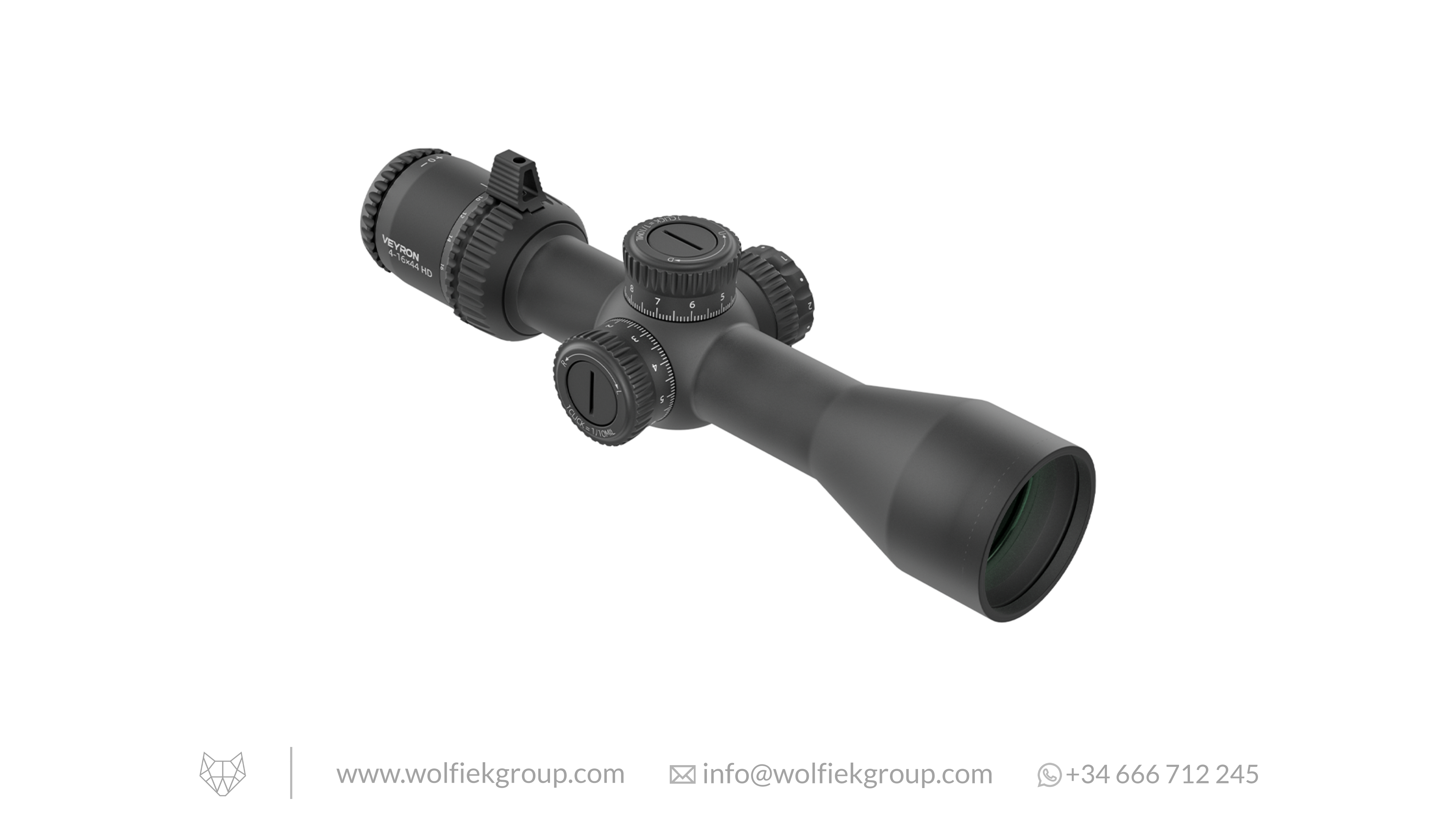 Vector Optics Veyron Riflescope · 4-16x44 HD CTR FFP GenII
