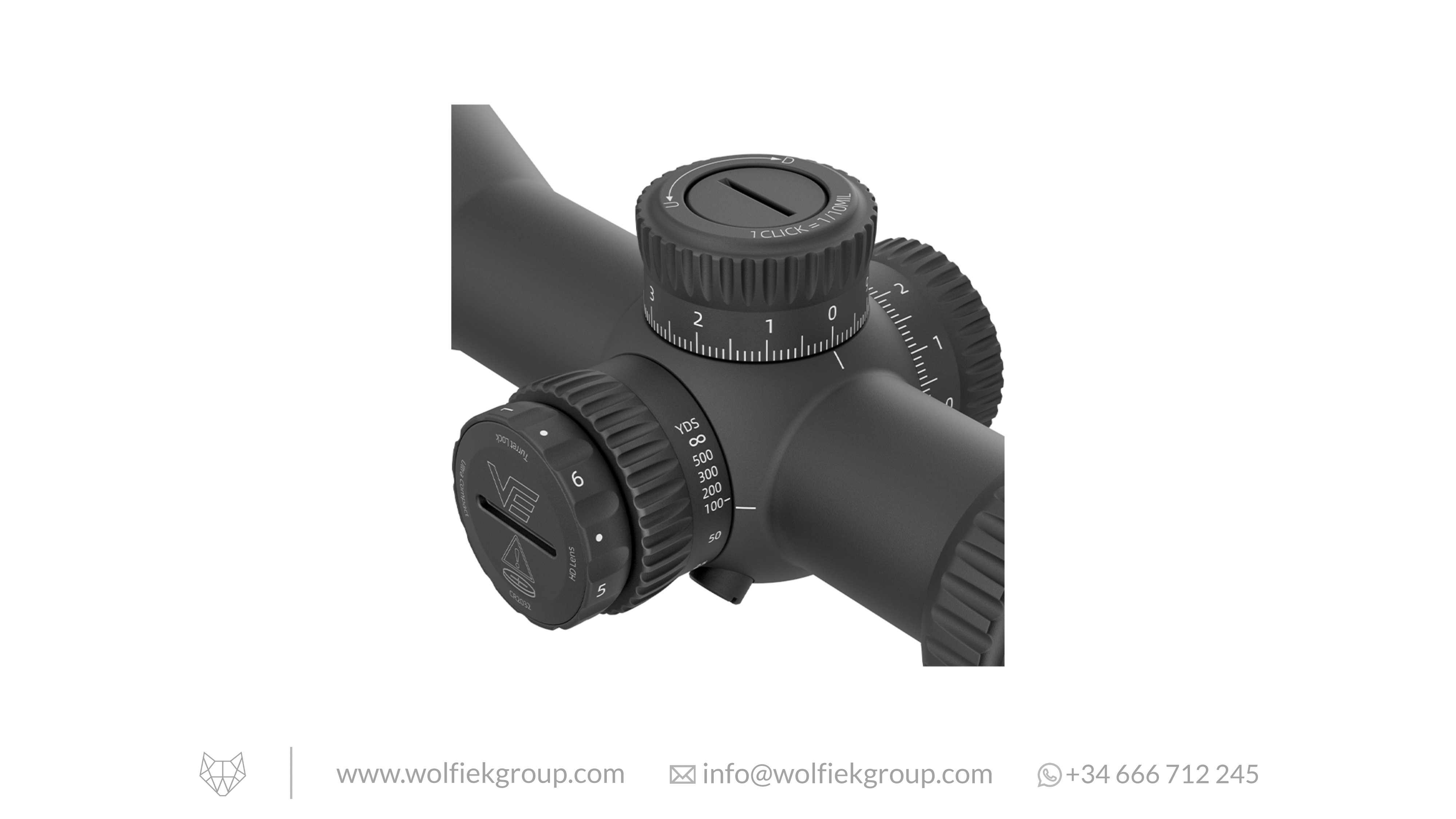 Vector Optics Veyron Riflescope · 4-16x44 HD CTR FFP GenII